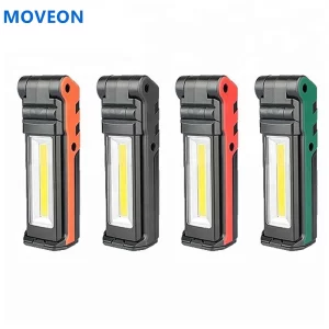 New Super Bright Adjustable Magnetic LED Work Ligh for Car Repair USB Foldable dimming COB Flashlight Lamps