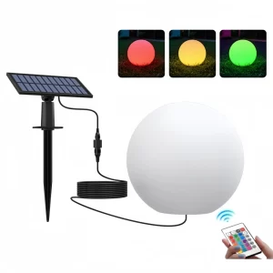 Solar Globe Light Outdoor Waterproof Solar Balls for Garden Globe Floor Atmosphere Lamp for Wedding Christmas Party Garden Decor