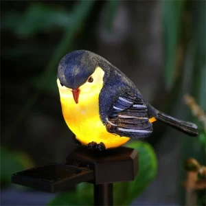 Solar Outdoor Resin Bird Light LED Courtyard Ground Insertion Lawn Light Garden Animal Landscape Decorations