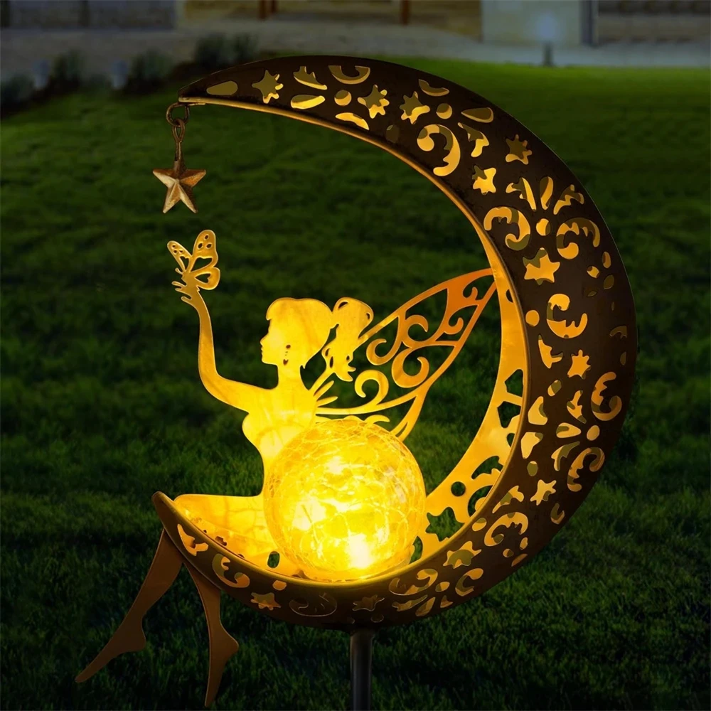 Fairy Outdoor Decor Solar Watering Can Lights Metal Kettle Lantern Outdoor Path Lights Garden Lamp for Lawn Walkway Yard Decor - Image 2
