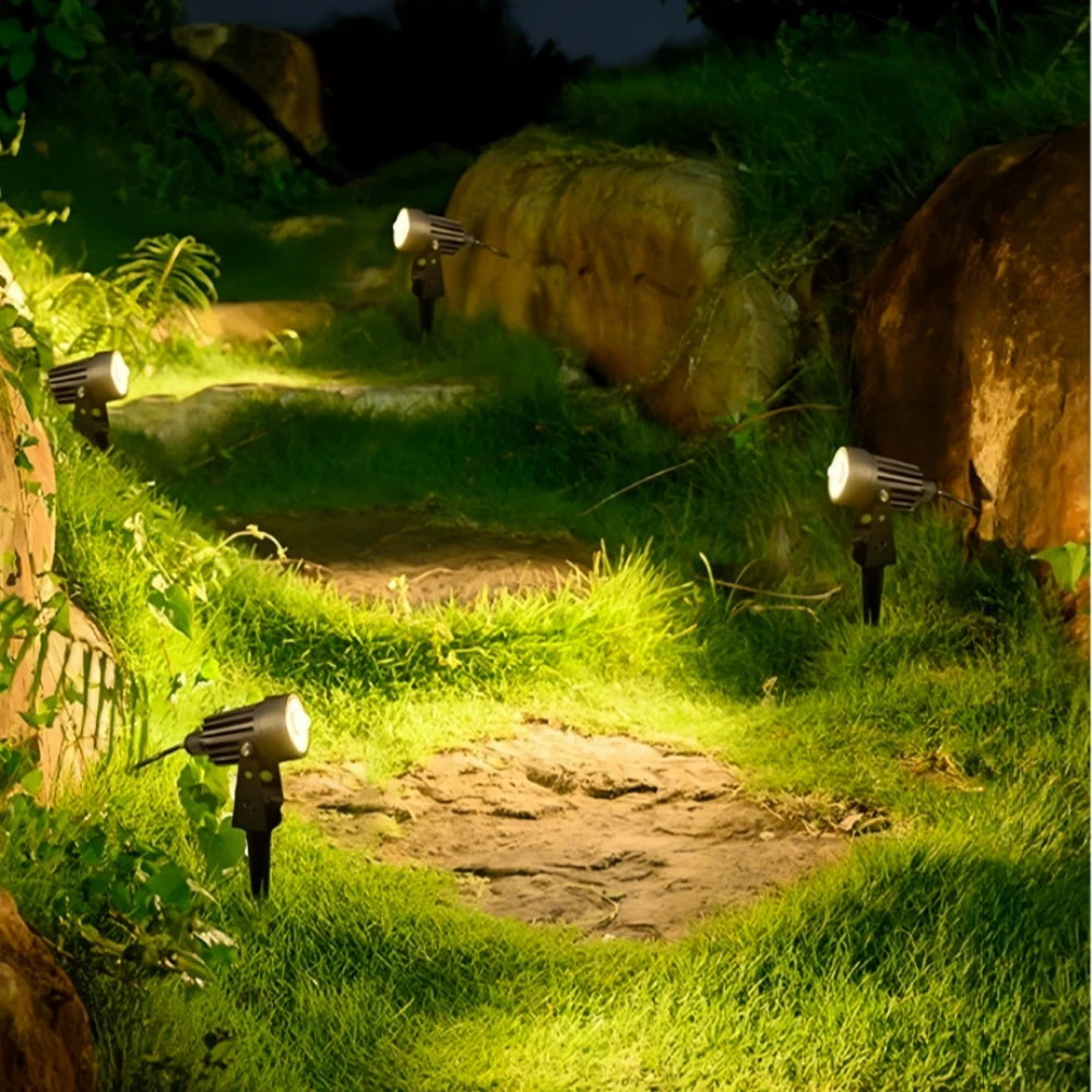 Solar Spotlights Outdoor LED Landscape Light Waterproof Solar Powered Wall Lights Auto ON/Off Garden, Yard, Pathway Lighting - Image 3