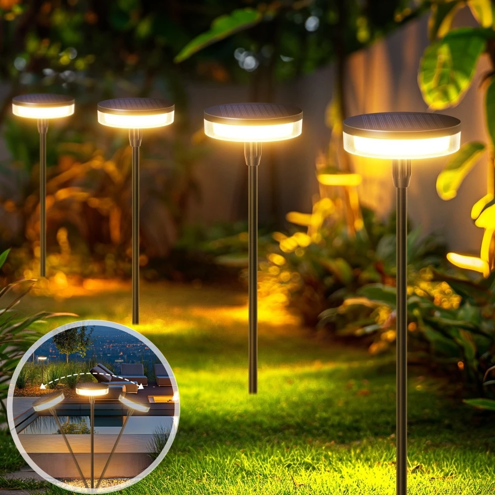 Outdoor Garden Solar Pathway Light Sway by Wind Solar Swaying Lights Bright IP65 Waterproof for Outside Yard Path Patio Lawn - Image 2